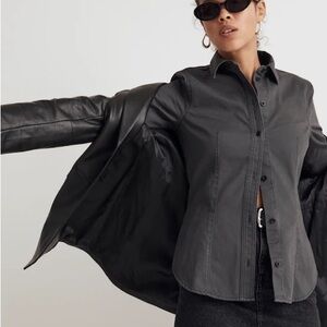 Madewell Chino Charcoal Stylish Button-Up Shirt